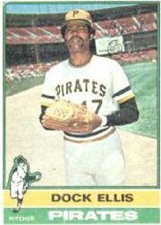 1976 Topps Baseball Cards      528     Dock Ellis